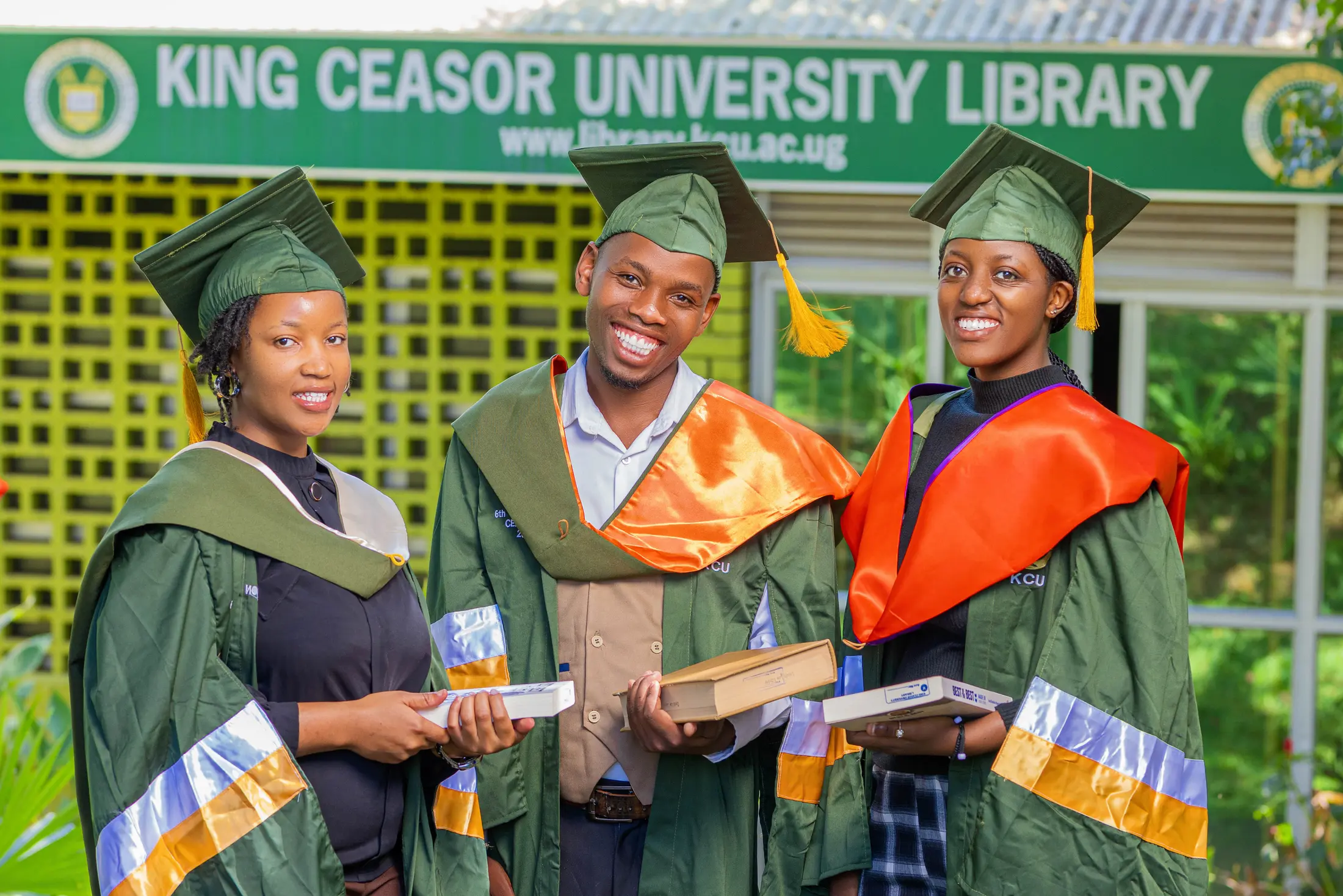 Library Graduation Moment
