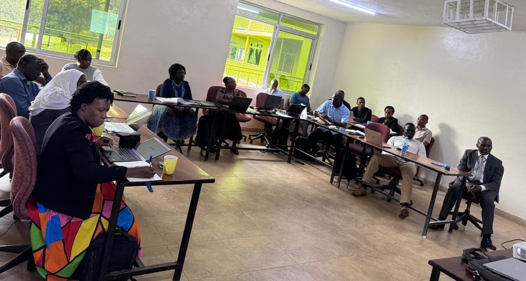 King Ceasor University lecturers during the Competency-Based Education and Training (CBET) Practical Training Workshop