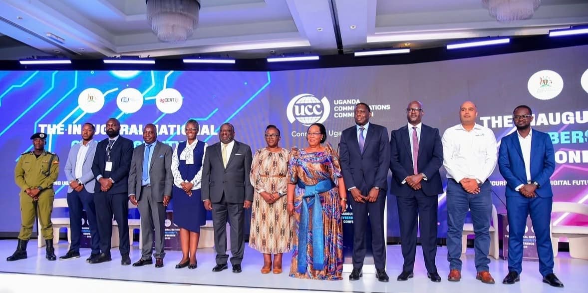 King Ceasor University representatives at Uganda's inaugural National Cybersecurity Conference at the Sheraton Kampala Hotel