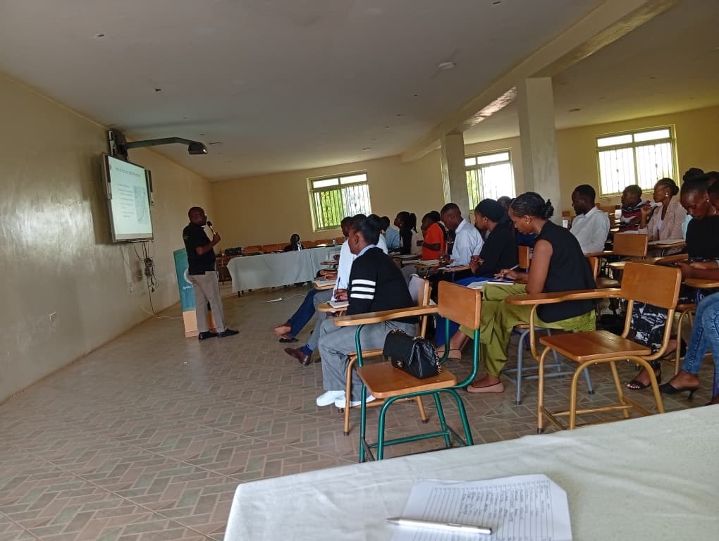 Guild leaders and chairpersons of student associations attending leadership training at King Ceasor University Main Campus